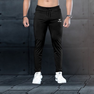 Day Hawh Solid Men Black Track Pants