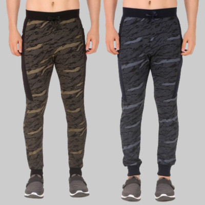 AKTIO Printed Men Multicolor Track Pants