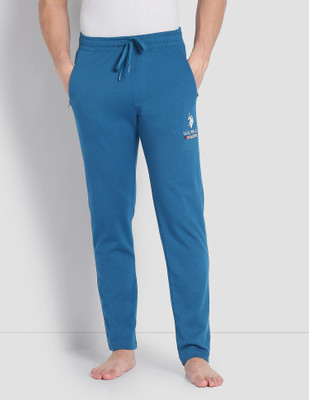 U.S. POLO ASSN. Solid Men Blue Track Pants