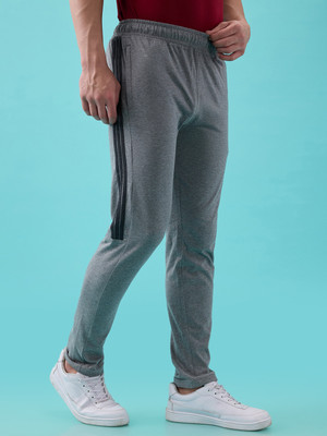 Hint Solid Men Grey Track Pants