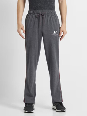Diwazzo Colorblock Men Grey Track Pants