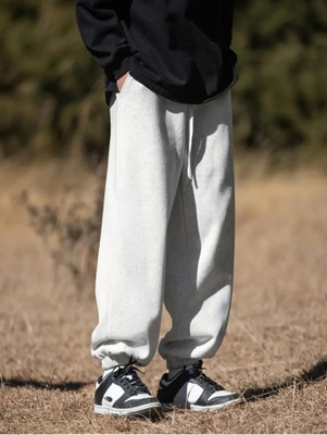 GENZ Solid Men Grey Track Pants