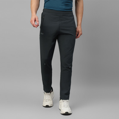 DIDA Solid Men Grey Track Pants