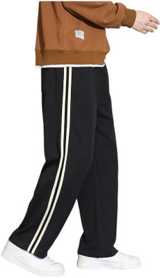 TRUFFLEGUM Loose Fit Women Black Trousers