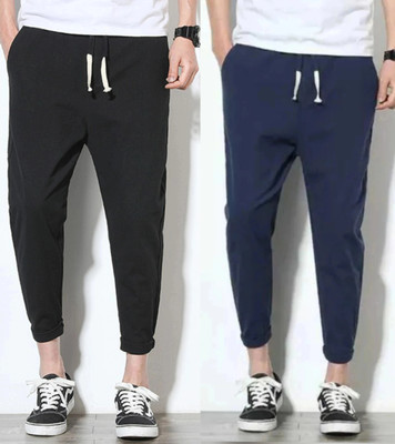 MATTILA Solid Men Black, Blue Track Pants