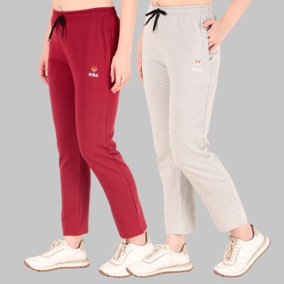 Priyansh Enterprises Printed Women Beige, Red Track Pants