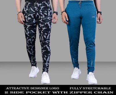 yesha fashion Printed Men Light Blue Track Pants
