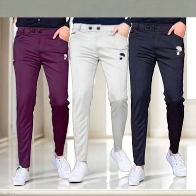 Krishna fashion Solid Men Multicolor Track Pants