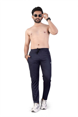 Mayra Solid Men Black Track Pants