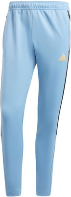 ADIDAS Printed Men Blue Track Pants