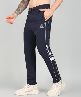 GNOCKFACE Solid Men Dark Blue Track Pants