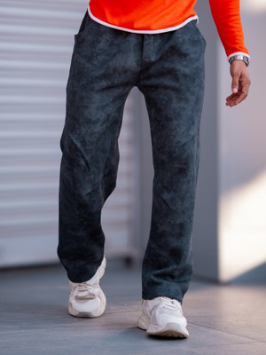 MANIAC Printed Men Grey Track Pants