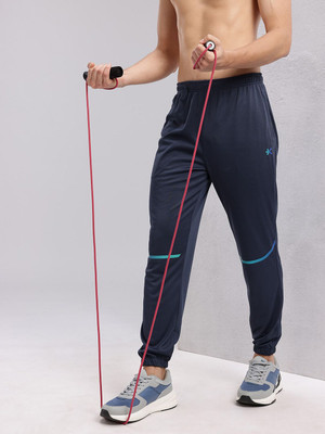 HRX by Hrithik Roshan Solid Men Blue Track Pants