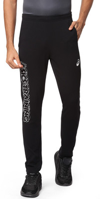 Asics Printed Men Black Track Pants