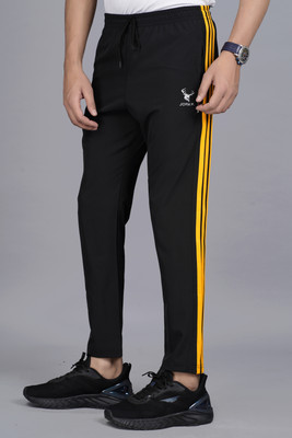 jorkk Solid Men Black Track Pants
