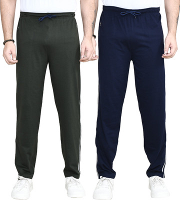 RAPL BHARAT Striped Men Dark Blue, Dark Green Track Pants