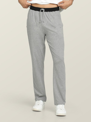 XYXX Solid Men Grey Track Pants