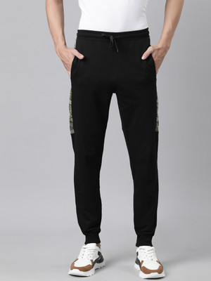 Dixcy Scott Originals Colorblock Men Black Track Pants