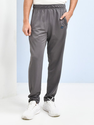 SKYKNIT Solid Men Grey Track Pants