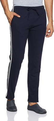 Stylcozy Solid Men Dark Blue Track Pants