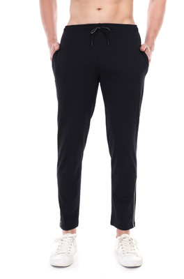 Toxic ADDICTION Solid Men Black Track Pants