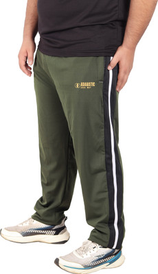 ADAAISTIC SPORTS Striped Men Dark Green Track Pants