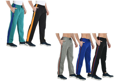 KAVYA Striped Men Multicolor Track Pants
