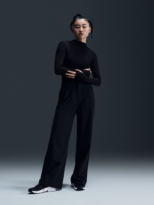 NIKE Solid Women Black Track Pants