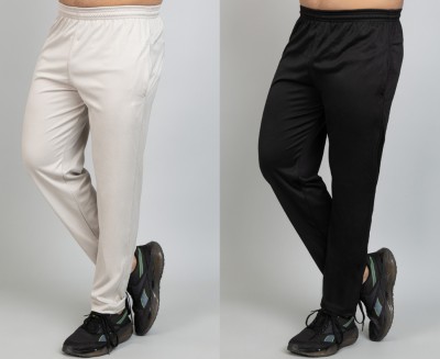 VEESHI Solid Men Grey, Black Track Pants