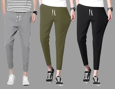 Reya Solid Men Multicolor Track Pants