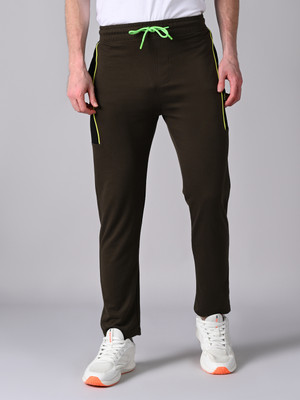 KILLER Solid Men Olive Track Pants