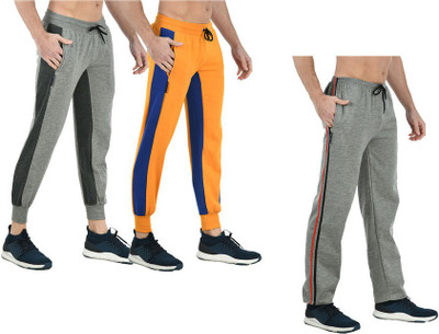Indistar Solid Men Multicolor Track Pants