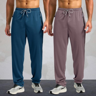 Tee Projekt Solid Men Dark Blue, Purple Track Pants