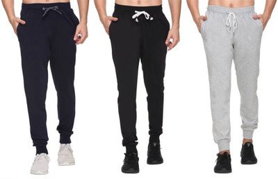 Basis Solid Men Multicolor Track Pants