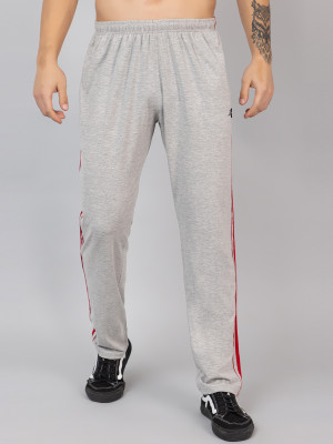 Zeffit Solid Men Grey Track Pants