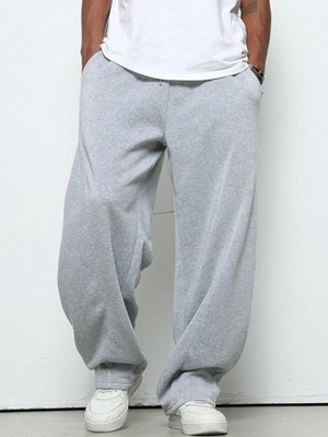 POSU TRENDZ Solid Men Grey Track Pants