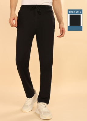 Force NXT Solid Men Grey Track Pants