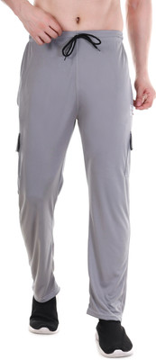 NAVII CLOTHING Solid Men Grey Track Pants