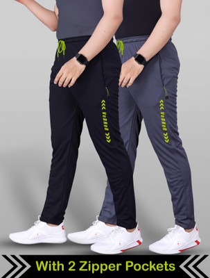 VeBNoR Printed Men Black, Grey Track Pants
