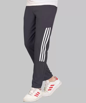 A K FASHION Solid Men Grey Track Pants