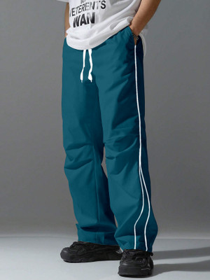 Rajovati Solid Men Blue Track Pants