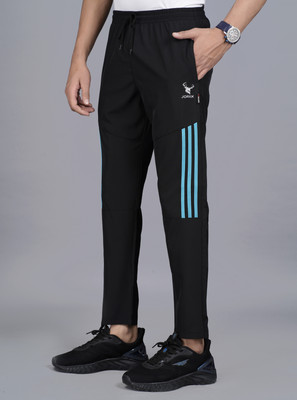 jorkk Printed Men Black Track Pants