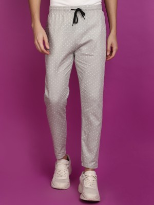 V-MART Striped Men Grey, Grey Track Pants