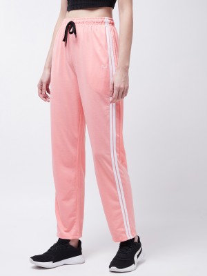 Pivl Striped Women Pink Track Pants