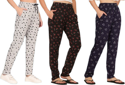 HARSHITA MART Printed Women Multicolor Track Pants