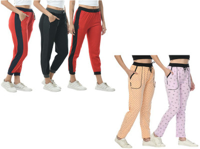 Indistar Printed Women Multicolor Track Pants