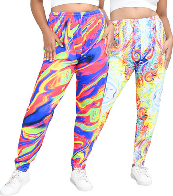 altius Printed Women Multicolor Track Pants