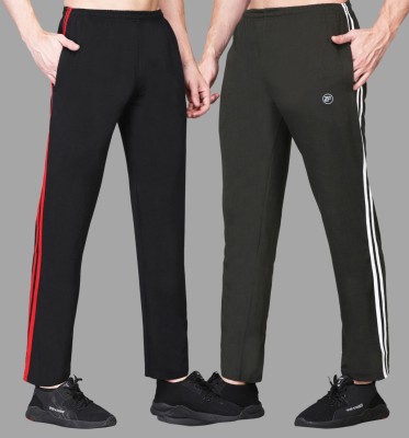 ZIMFIT Solid, Self Design Men Multicolor Track Pants