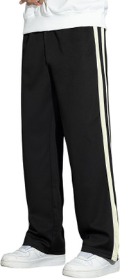 TRUFFLEGUM Loose Fit Women Black Trousers