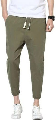 BE SWADESHI Solid Men Light Green Track Pants